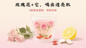 玫瑰花和什么一起喝祛斑效果好？喝出透亮肌