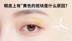 眼皮上有黄色斑块是什么原因？