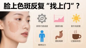 脸上长色斑是什么原因？