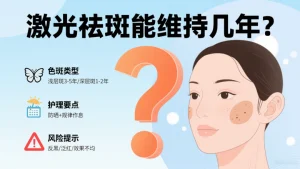 激光祛斑能维持几年？真相揭秘 + 风险避坑 + 淡斑新思路