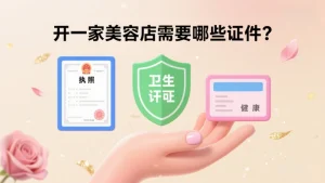 开一家美容店需要哪些证件？