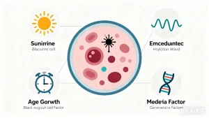 长斑的原因是怎么引起的？