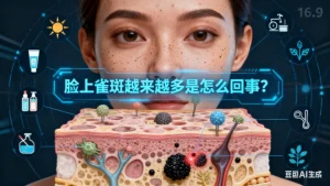 脸上雀斑越来越多是怎么回事？