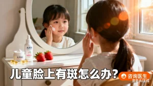 儿童脸上有斑怎么办?