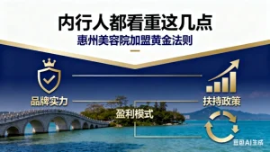 想在惠州开一家美容院！加盟品牌哪家好？