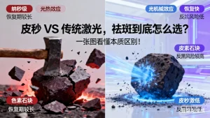 皮秒和激光祛斑有什么区别？