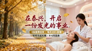 泰兴美容院加盟哪家好？开启美丽事业