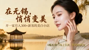 无锡美容院加盟哪家好？来开一家祛斑美白店，做美丽事业！
