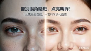 眼角晒斑怎么淡化？