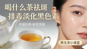 喝什么茶祛斑排毒淡化黑色素｜3款科学养生茶 内调养出好肤色