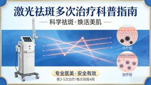 激光祛斑为什么要3次｜科学解析原理，看完不疑惑