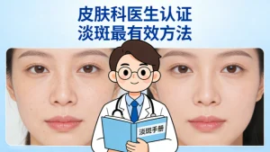 淡斑最有效的方法｜皮肤科医生认可 简单好坚持