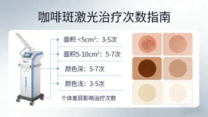 咖啡斑激光几次能去除？干货实测｜不夸大不忽悠