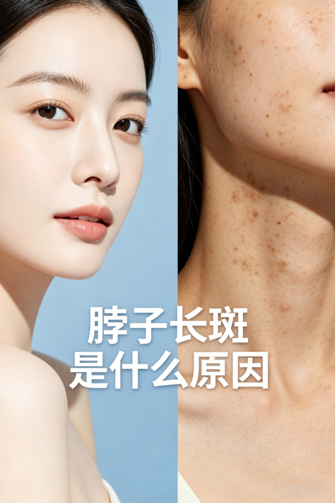 脖子颈部长斑