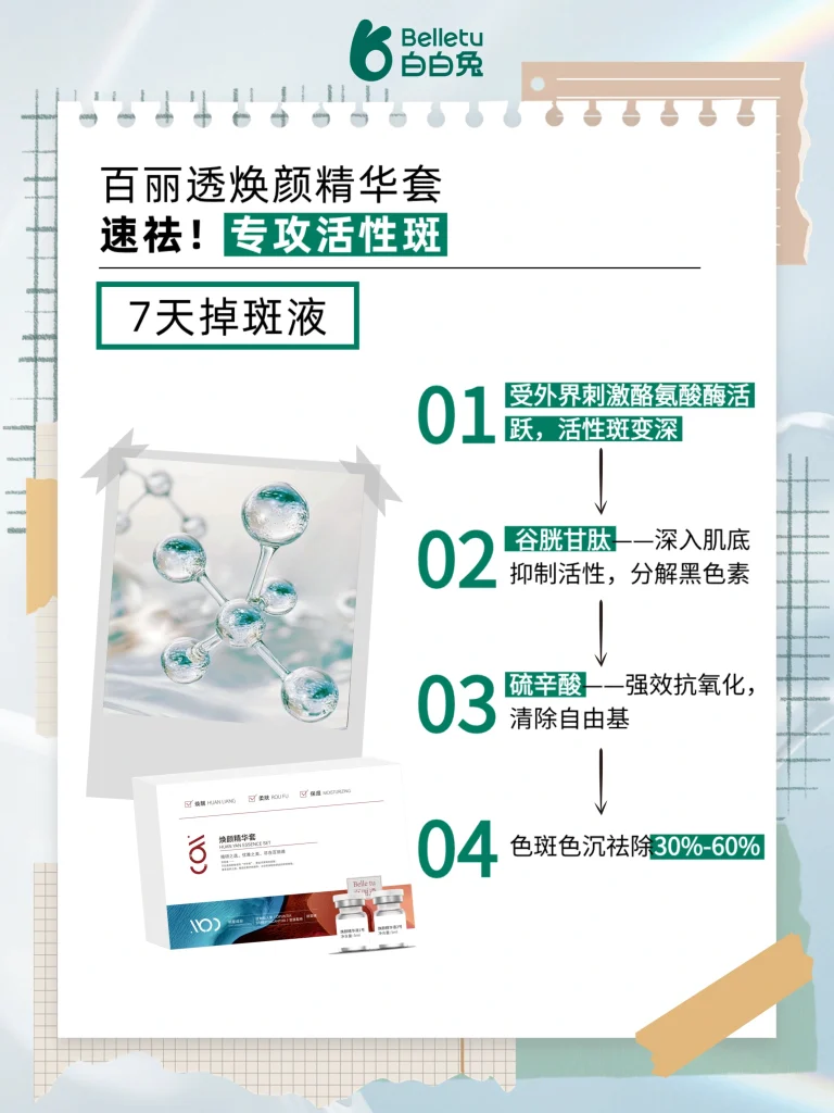 白白兔百里透焕颜精华套