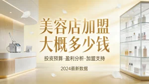 美容店加盟大概多少钱？ 科学拆解成本
