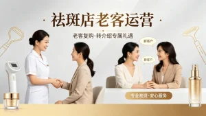 祛斑店如何提高老客复购和转介绍