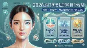 脸上有斑点适合什么医美？本文给你讲透