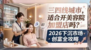 三四线城市适合开美容院加盟店吗？