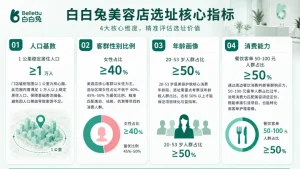 实体店选址别只看人流量！这4个黄金指标，才是美容院开店的生死线