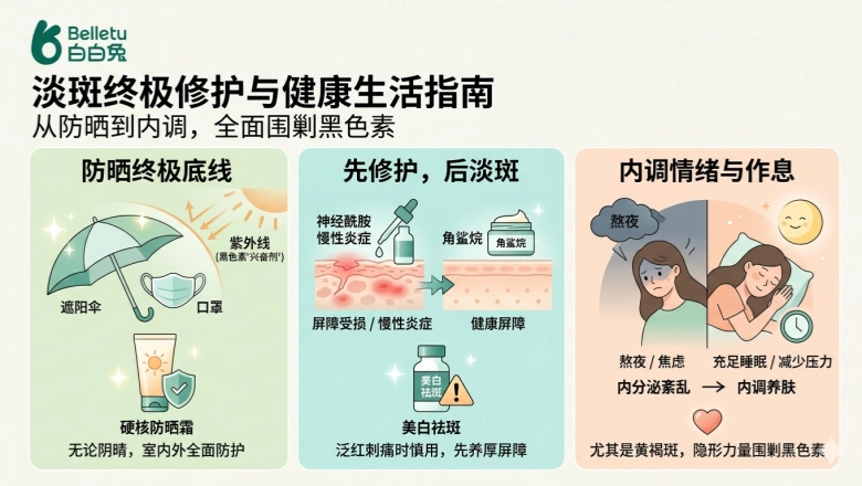 淡斑修复秘籍