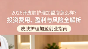 开一家皮肤护理加盟店怎么样？要多少钱？赚钱吗？