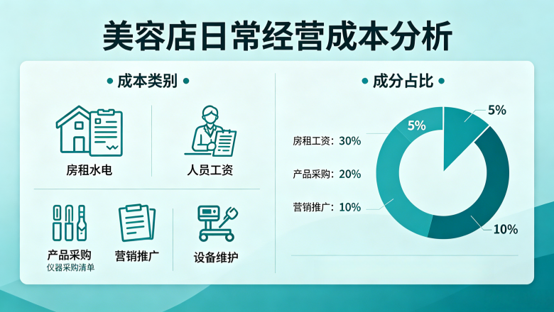 美容店日常经营有哪些成本？