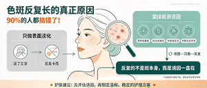 色斑反复长的真正原因，90%的人都搞错了！